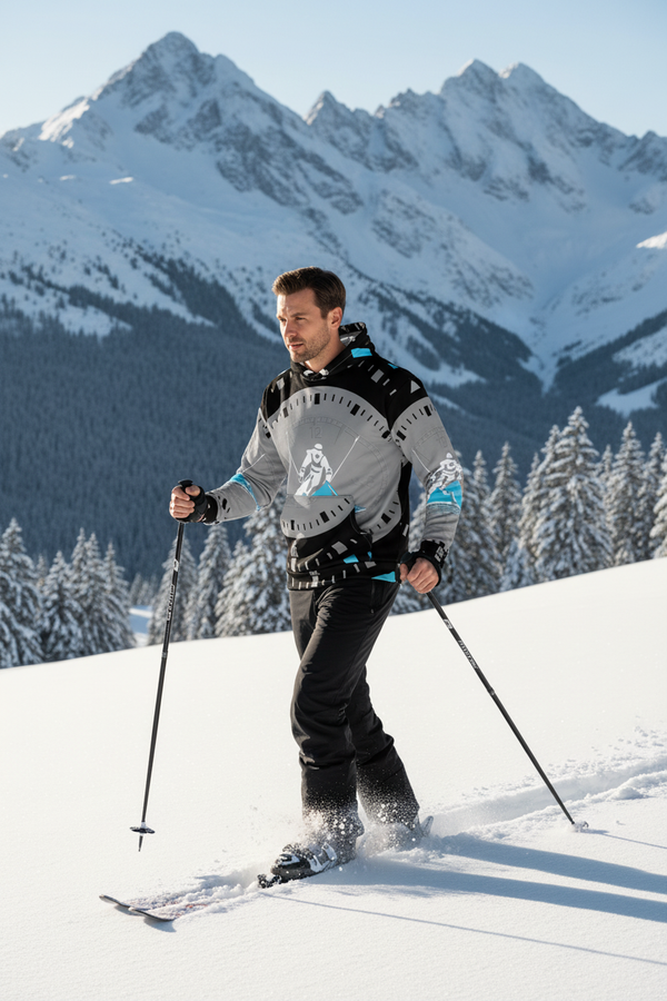 Alpine Dial Hoodie – Male Powder