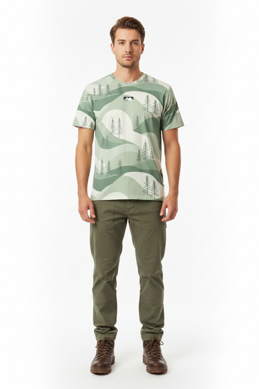 Alpine Horizon Tee with Alppeer Logo - Male Outdoor