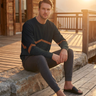 Alpine lodge sweatshirt look