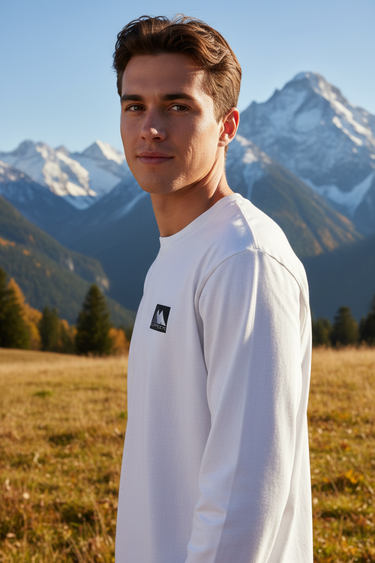 Alppeer Adventure Long Sleeve – White, Alpine