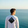 Alppeer Adventure LS – White, Back, Cliffside