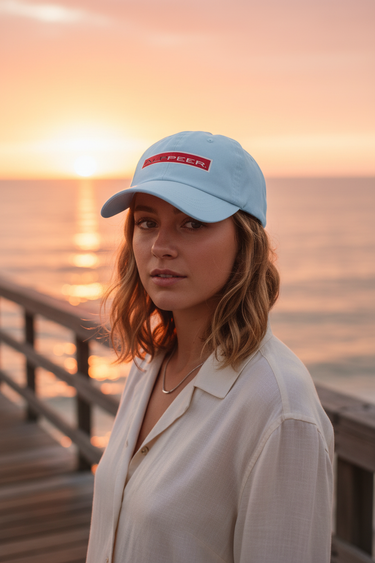 Alppeer Classic Dad Hat Light Blue – Female Pier