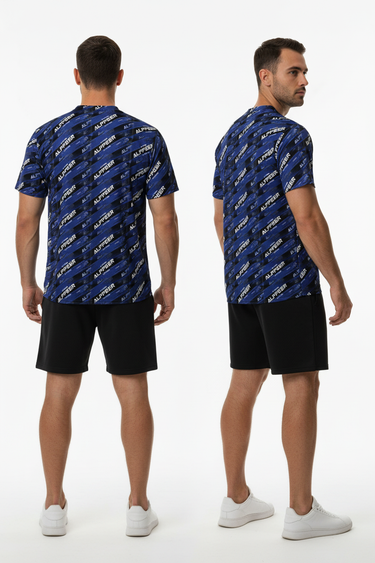 ALPPEER jersey with black athletic shorts back