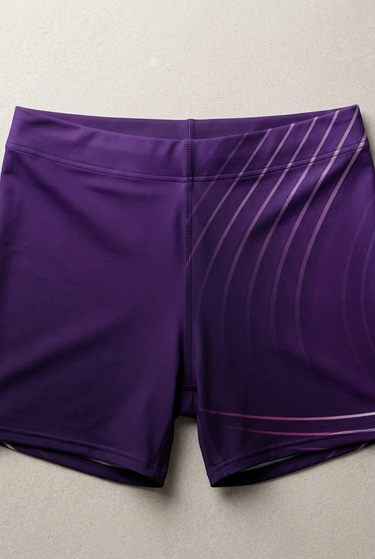 Alppeer-Mauve Shorts waistband close-up