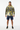 ALPPEER Print Hoodie with Navy Exercise Shorts - Full Body
