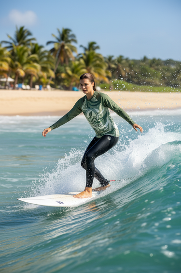 Alppeer Rash Guard Surf Leggings Wave
