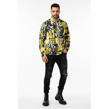 Alppeer Track Jacket - Middle Eastern male model with jeans