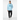 Asian male model in aqua hoodie white background
