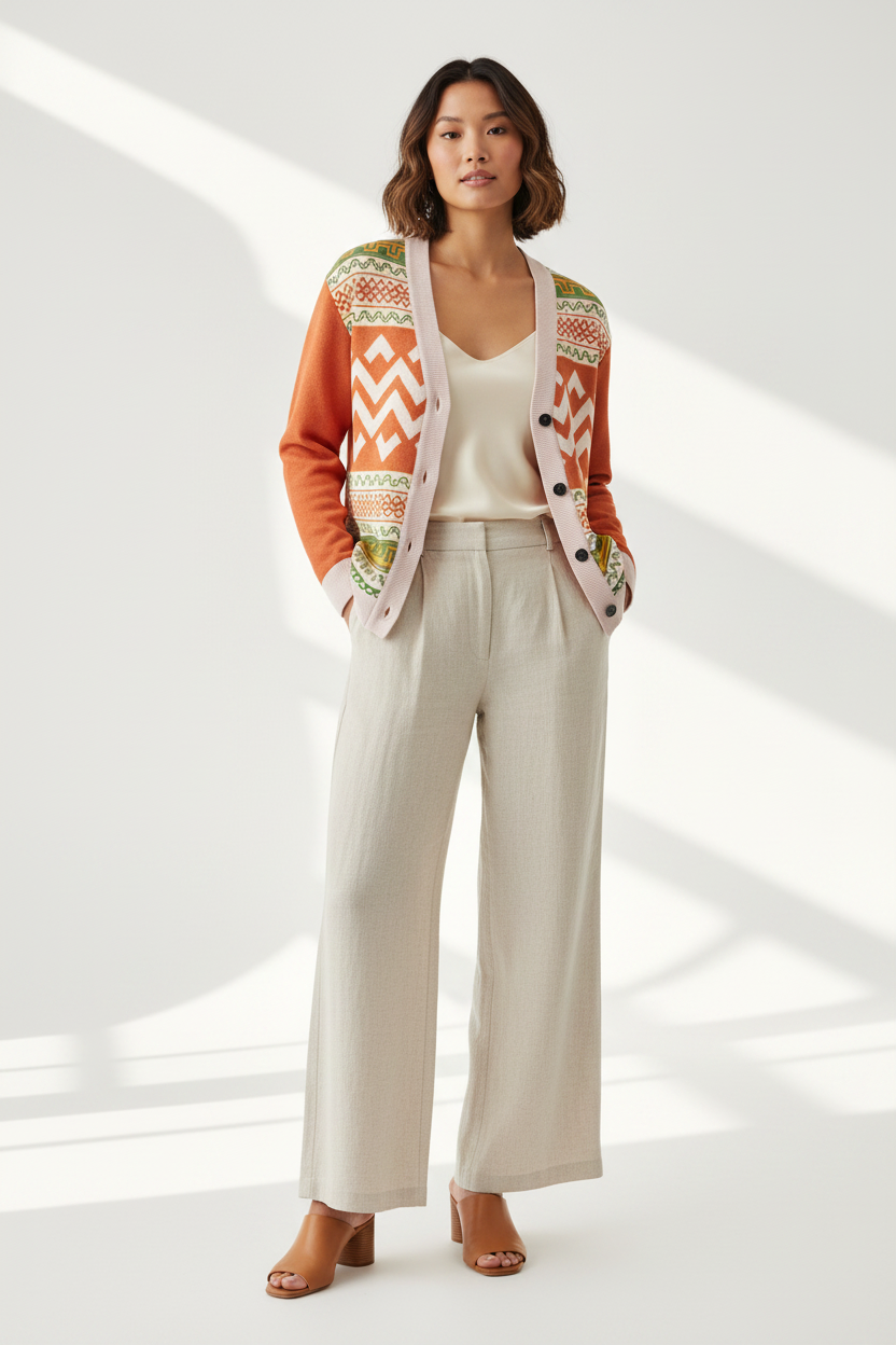 Asian Model 1 - Linen Pants