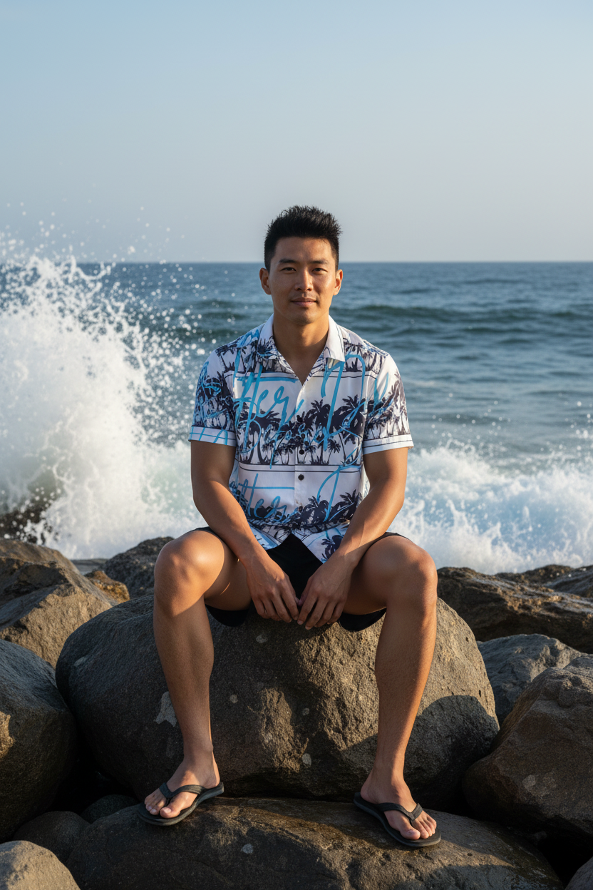 Asian Rocky Beach