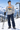 Athletic Heather ski tee look