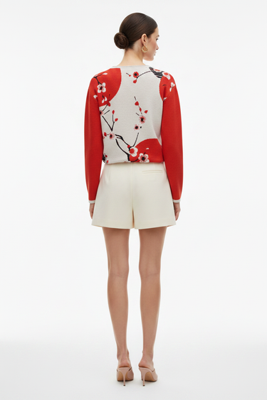 Back View – Cream Shorts