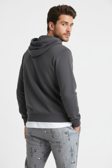 Back view over shoulder look