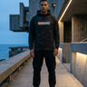 Black camo architectural editorial