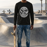 Black ODDSON long-sleeve skatepark look