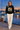 Black surf-van sweatshirt on a female model