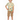 Blonde boy in cargo shorts