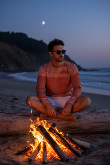Bonfire at Twilight