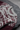 Burgundy sweater neckline close-up