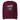 Burgundy sweatshirt on white background