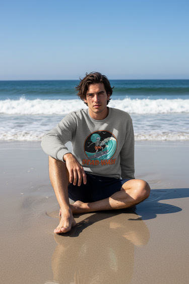 Carbon Grey — Front Graphic, Daytime Beach