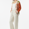 Cardigan with Linen Pants