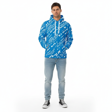 Casual denim look white background