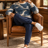 Cozy reading-chair look