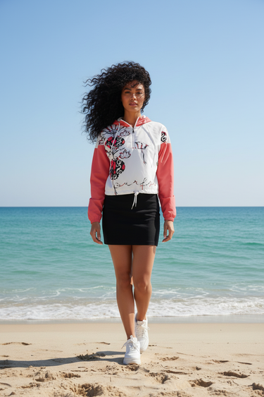 Cropped Windbreaker – Mini Skirt Shoreline