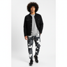 Digital Camo Joggers - Latino male model with denim jacket