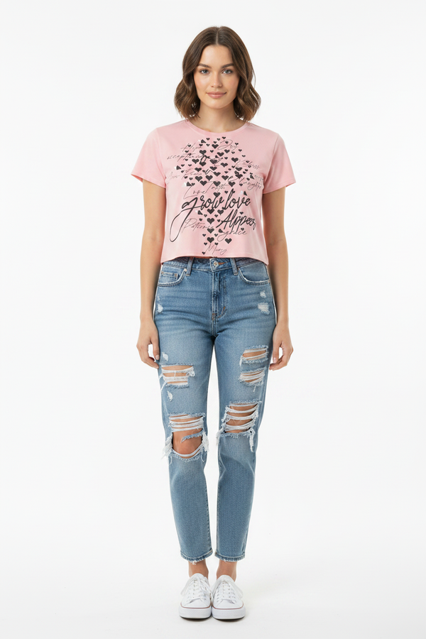 Distressed Jeans Front
