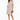 Dress with statement earrings and elegant heels
