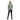 Edgy streetwear - female model with leather pants