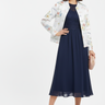 Elegant Midi Dress & Heeled Sandals