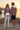 Female and male models showcasing front and back