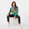 Female model - Sitting on white cube