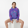 Female model - Sitting on white cube
