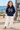 Five-year-old girl in the navy LittleChaps space hoodie