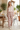 Floral pajama pants with blush sleep shirt