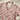 Floral pajama top chest pocket close-up