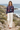 Floral sweatshirt with linen pants, coast look 4