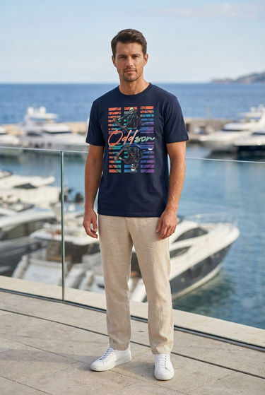 French Navy tee without beanie