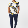 Front - T-Shirt + Navy Joggers