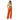 Geo Stripe Crop Top - Middle Eastern female model with orange pants