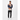 Geometric Sweater Black Jeans Male