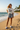 Ghost Crop Tee – Vintage White, Full Body, Beach