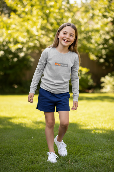 Girl Backyard Look - Athletic Heather