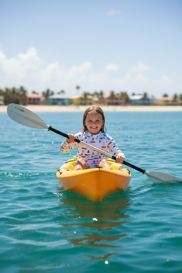 Girl Kayaking