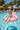 Girl on Pool Float