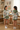 Girl wearing the woodland hoodie at home